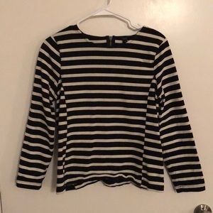 Striped J Crew Top